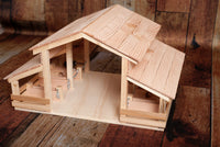 Large 2 Tier Barn with 8 Stalls