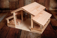 Large 2 Tier Barn with 8 Stalls