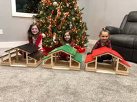 Large 2 Tier Barn with 8 Stalls